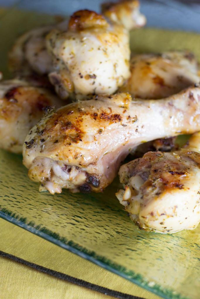 Easy, moist, baked chicken flavored with lemon, garlic, and oregano. - OCD Kitchen
