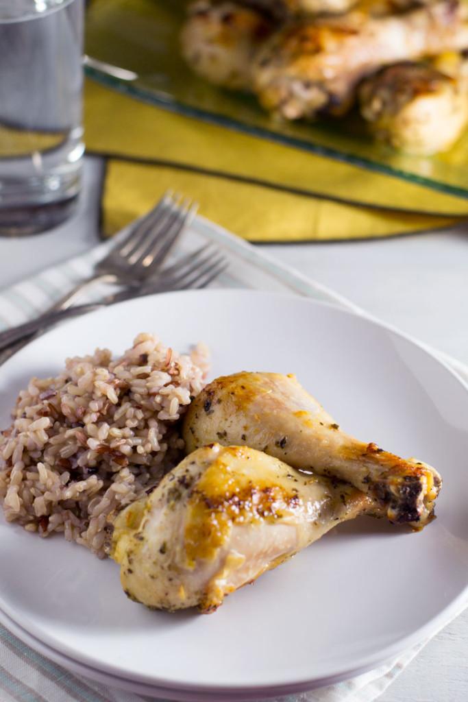 Easy, moist, baked chicken flavored with lemon, garlic, and oregano. - OCD Kitchen
